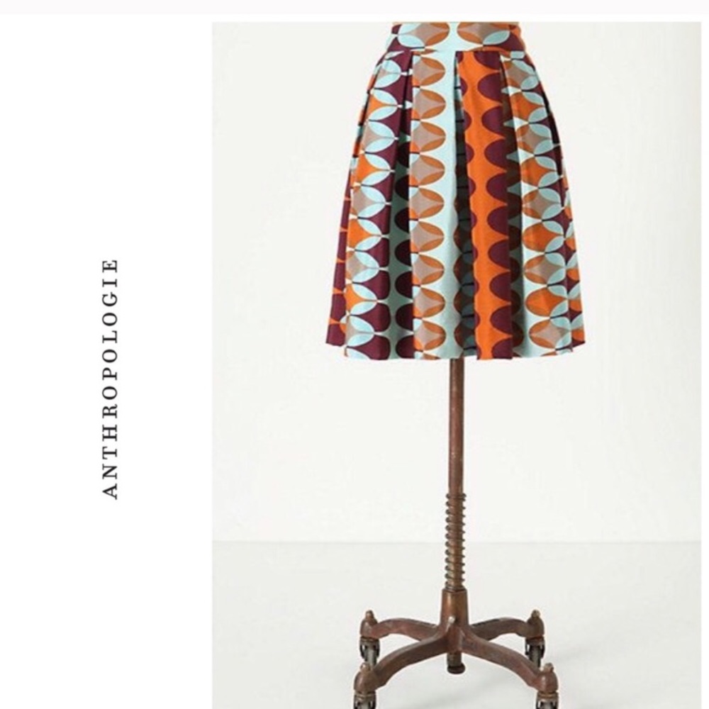 Anthropologie Paused Movements Skirt